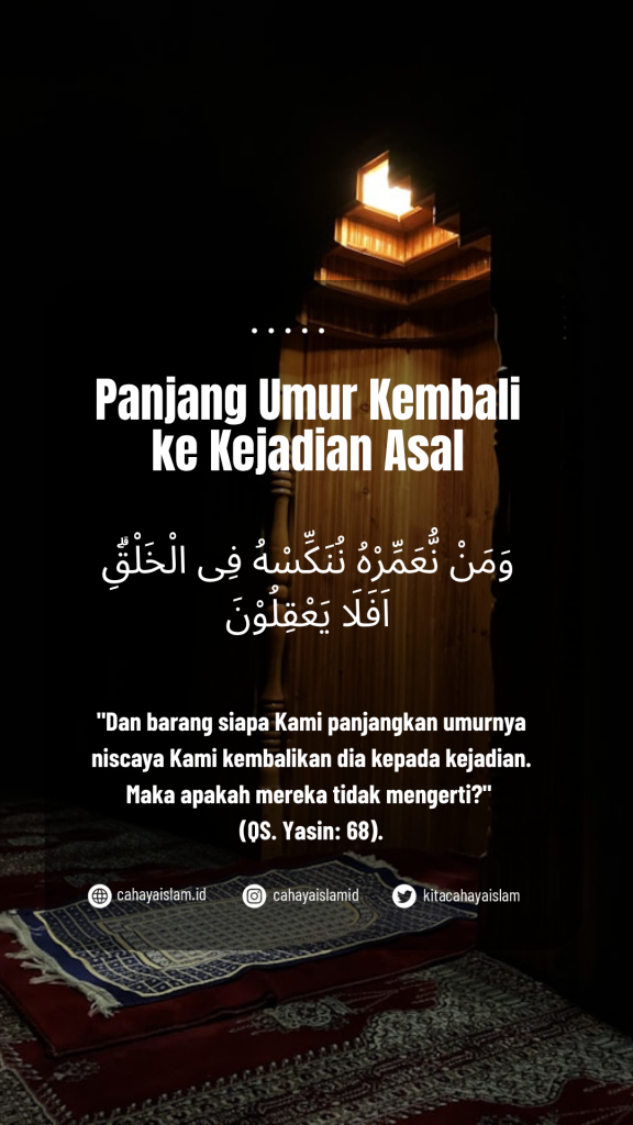 cemas melihat usia semakin bertambah