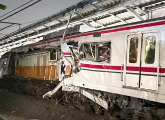 korban kecelakaan kereta