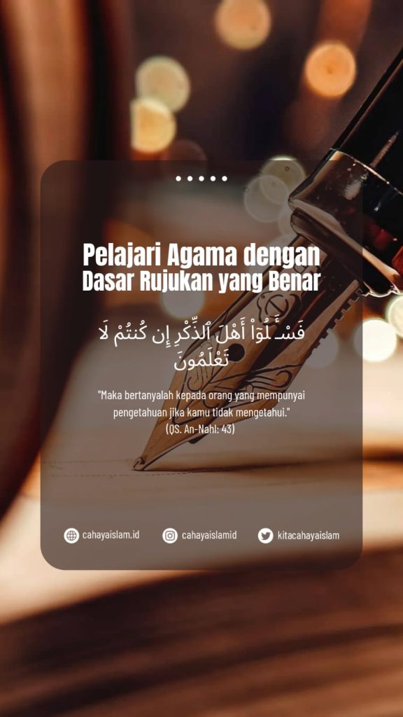 Cara beragama yang benar