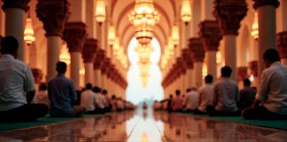 salat di masjid dekat kuburan