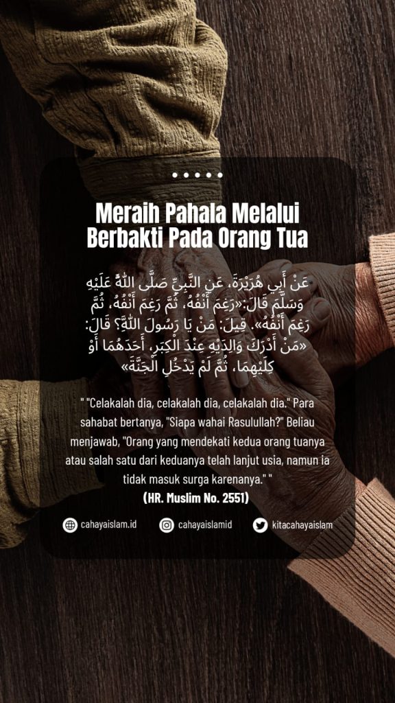 Cemas melihat orang tua semakin tua