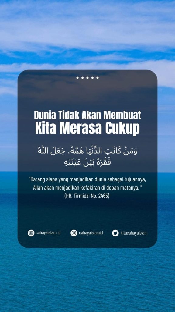 Kenapa hidup terasa kosong