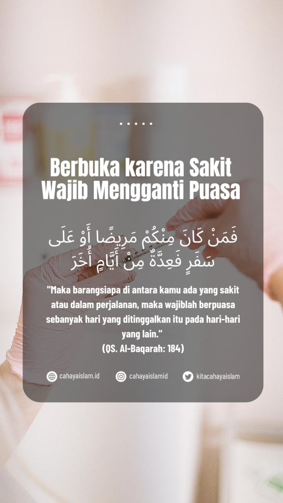 apakah suntik vitamin membatalkan puasa