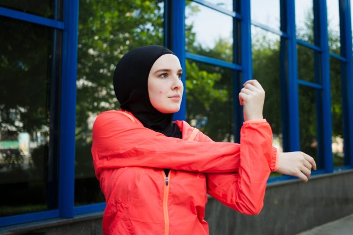 Senam di depan umum bagi wanita