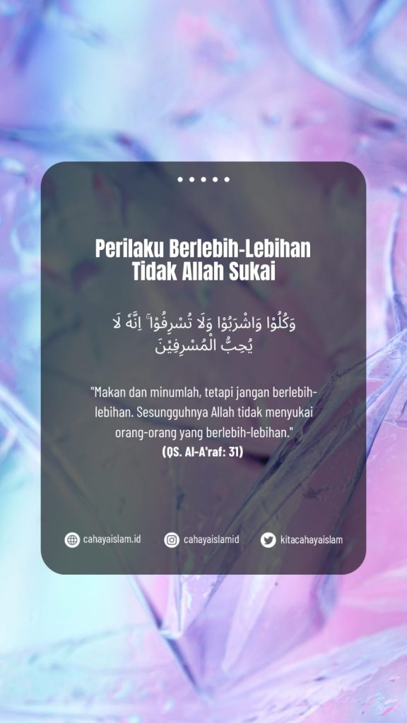 Apakah boros listrik termasuk perbuatan tercela