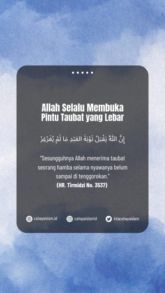 Takut meninggal sebelum sempat bertaubat