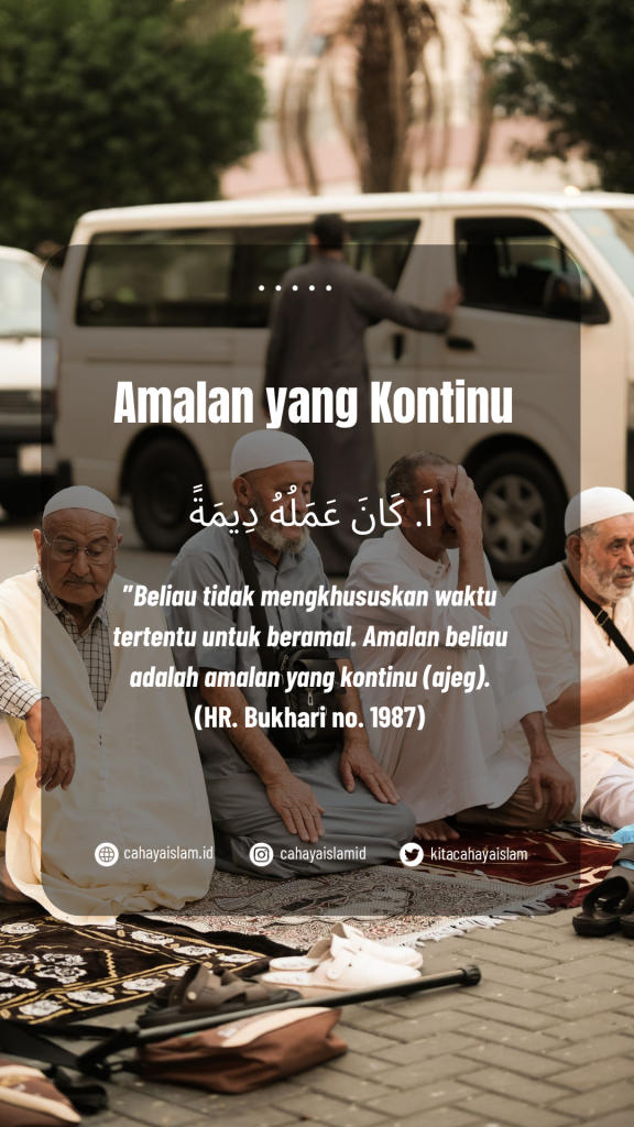 takut tidak mampu istiqamah