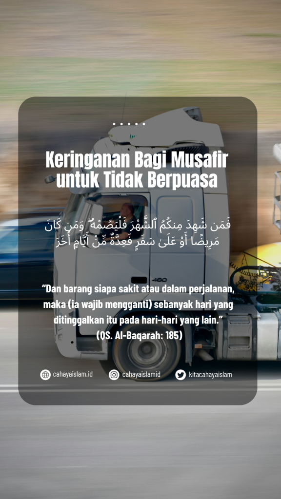 Apakah boleh tidak puasa saat perjalanan kerja