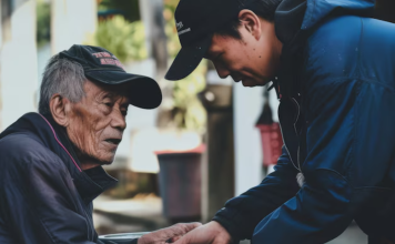 sengsara di hari tua
