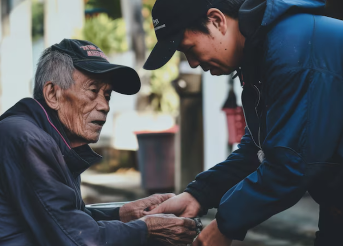 sengsara di hari tua
