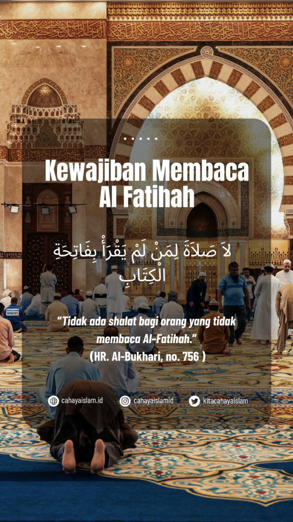 Bagaimana jika lupa membaca Al Fatihah