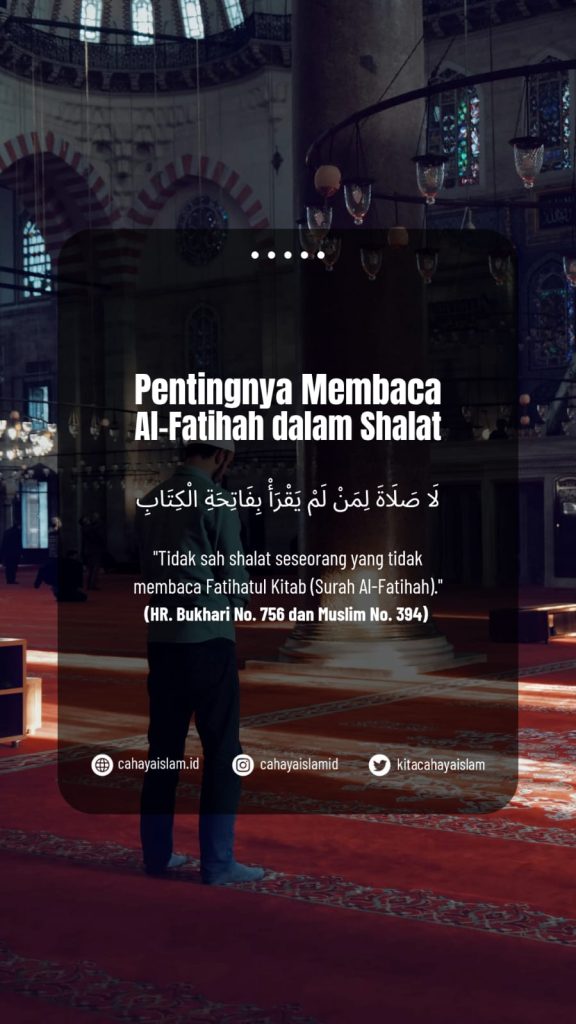 Hukum membaca Al Fatihah tidak sempurna