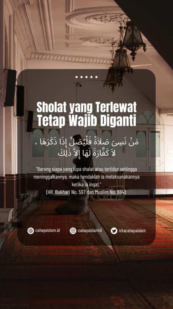 Cara membayar hutang shalat 5 waktu