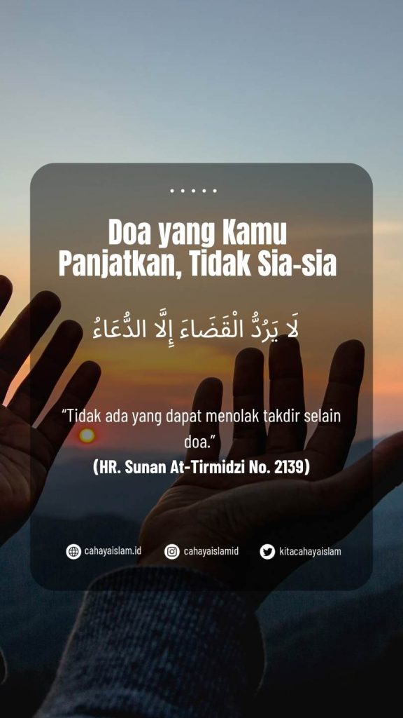 Apakah doa bisa mengubah nasib