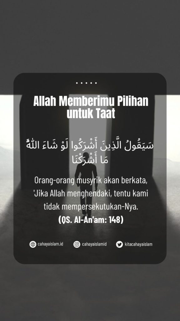 Apakah takdir boleh dijadikan alasan bermaksiat
