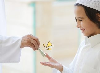 Bagi Uang THR Untuk Anak-Anak