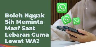 Broadcast Minta Maaf Lebaran WA