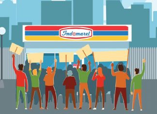 Buruh Boikot Indomaret Dilanjutkan Minggu Depan, Petik Beberapa Pelajaran Ini Bagi Kaum Muslimin Buruh Boikot Indomaret 2