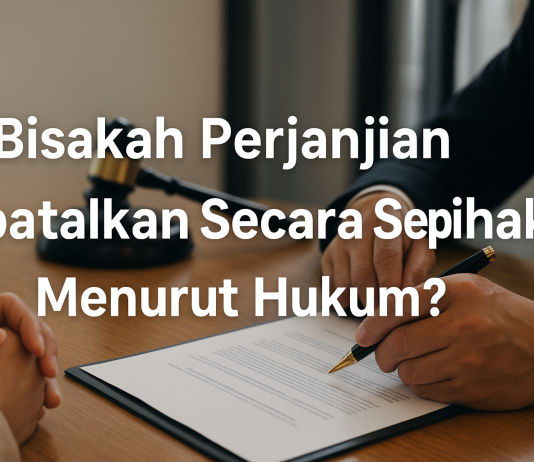 Hukum Membatalkan Janji