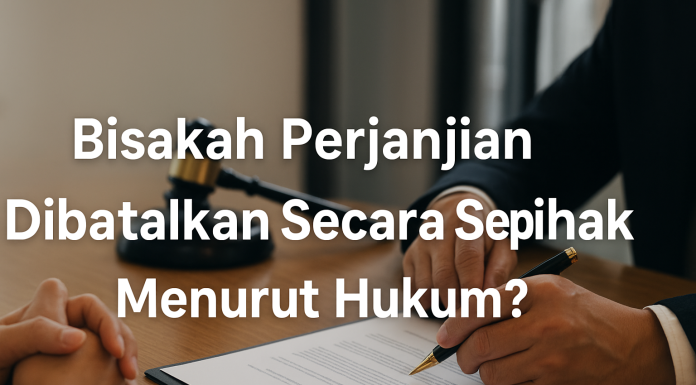 Hukum Membatalkan Janji
