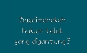 Hukum Menggantungkan Talak