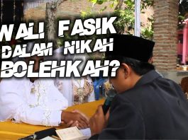 Hukum Wali Nikah Fasik
