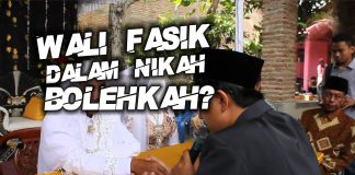 Hukum Wali Nikah Fasik