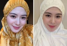 Hukum foto pakai mukena