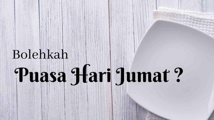 Larangan puasa hari jumat