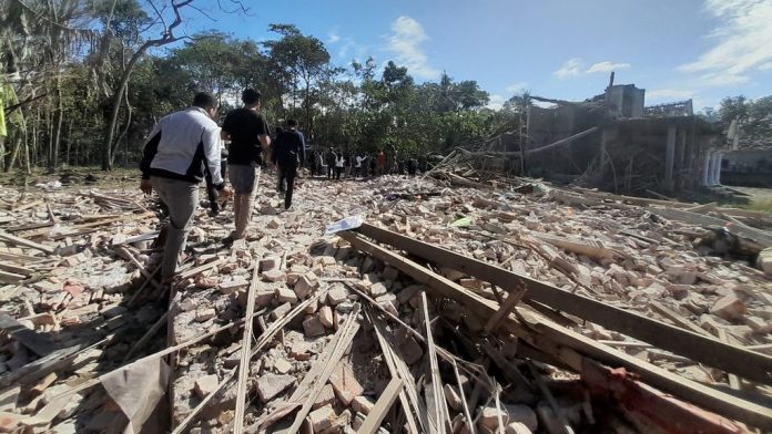 Ledakan di blitar1 Ledakan di Blitar