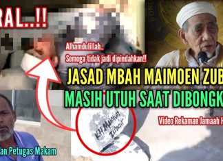 Makam-KH-Maimoen-Zubair-Dibongkar-Jasadnya-Masih-Utuh
