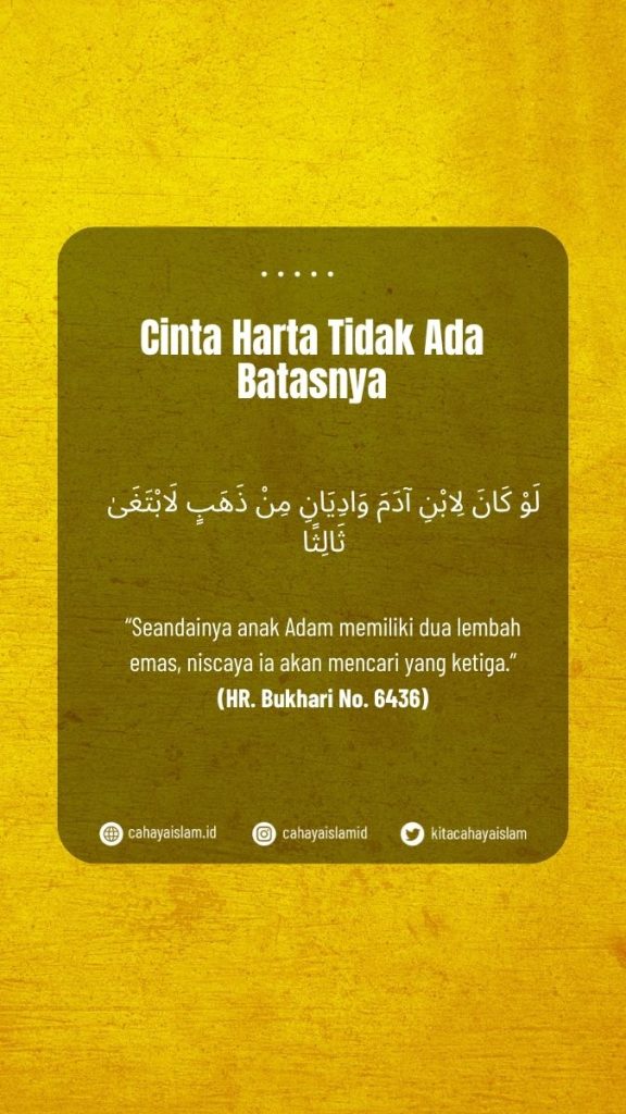 Manusia semakin cinta uang