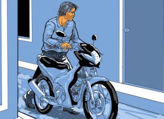 Pencuri Motor Terekam CCTV 1