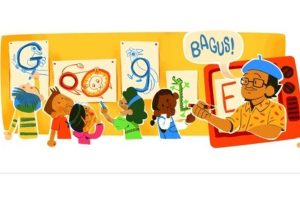 Seniman Tino Sidin Jadi Google Doodle