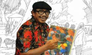 Seniman Tino Sidin Jadi Google Doodle dan Begini Seni Dalam Islam