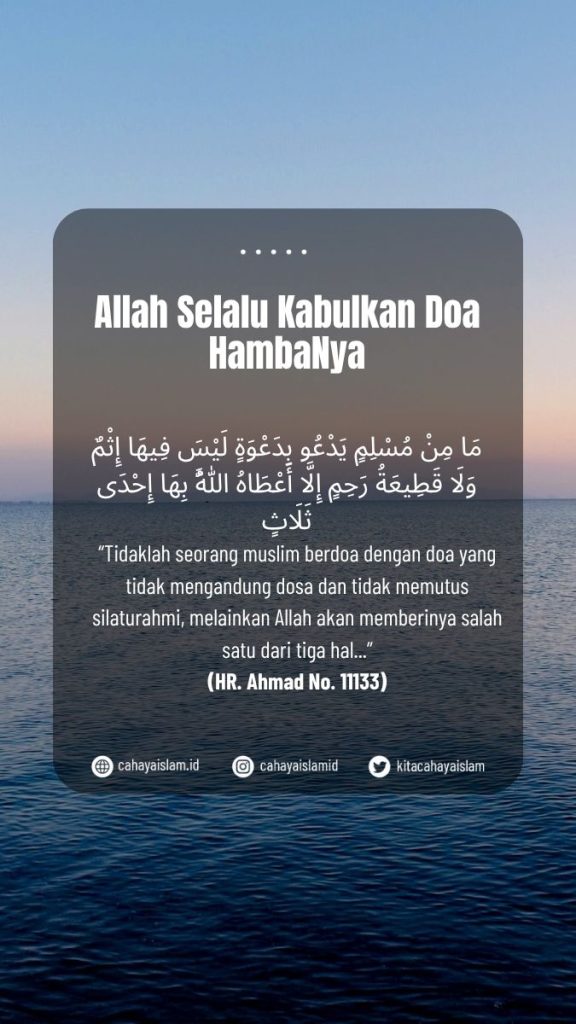 Sering berdoa tapi belum dikabulkan