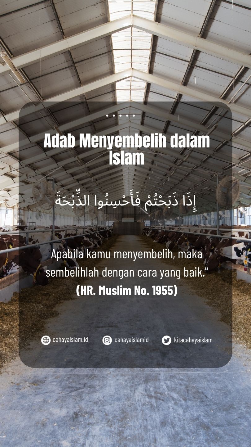 adab menyembelih hewan dengan baik