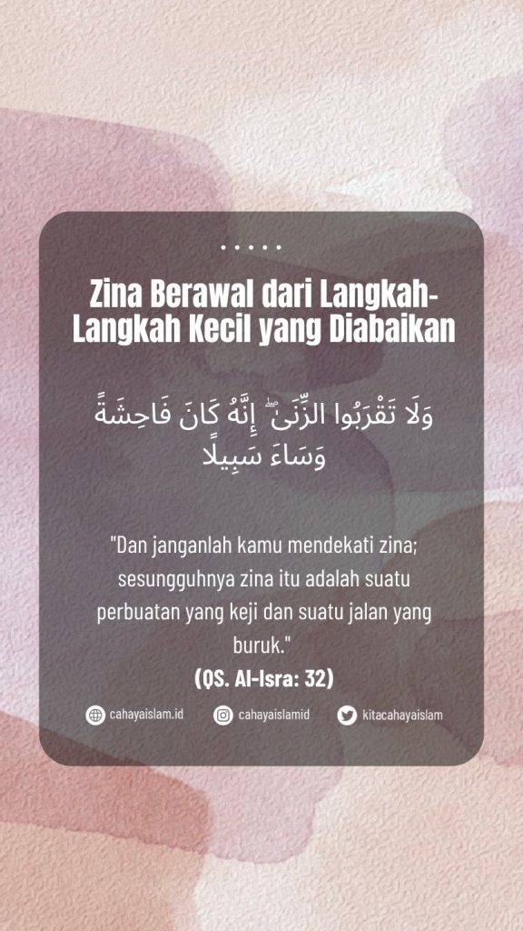 apakah wajar menyebut zina sebagai khilaf