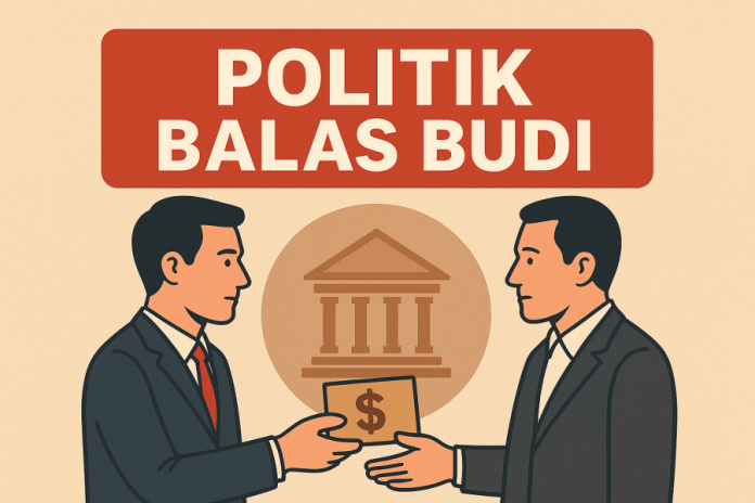 hukum politik balas budi