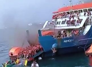 Kapal Feri Terbakar Begini Hikmah dibaliknya, Begini Doa Saat Terjadi Kebakaran kapal Feri terbakar