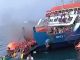 kapal Feri terbakar