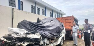 kecelakaan di tol Karanganyar
