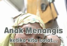 membatalkan shalat karena anak menangis bolehkah