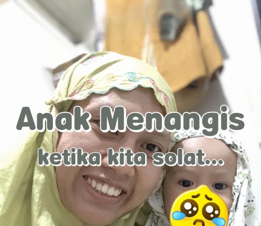 membatalkan shalat karena anak menangis bolehkah