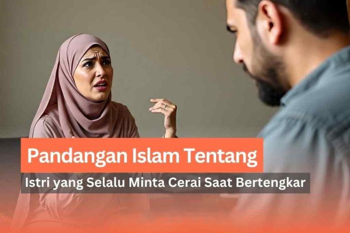mengiyakan permintaan cerai istri
