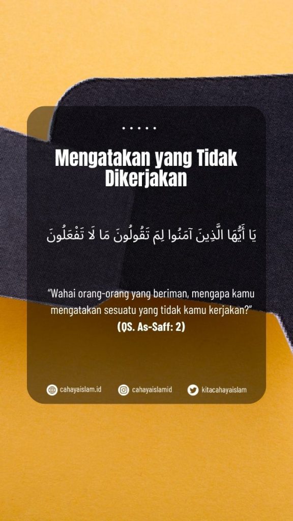 merasa munafik pada diri sendiri
