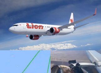 Penumpang Panik! Mesin Lion Air Meledak di Udara mesin Lion Air meledak