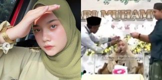 Qoriah disawer uang